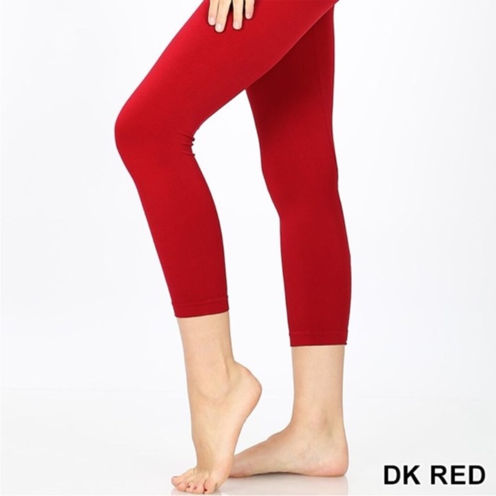 Zenana Seamless Capri Leggings